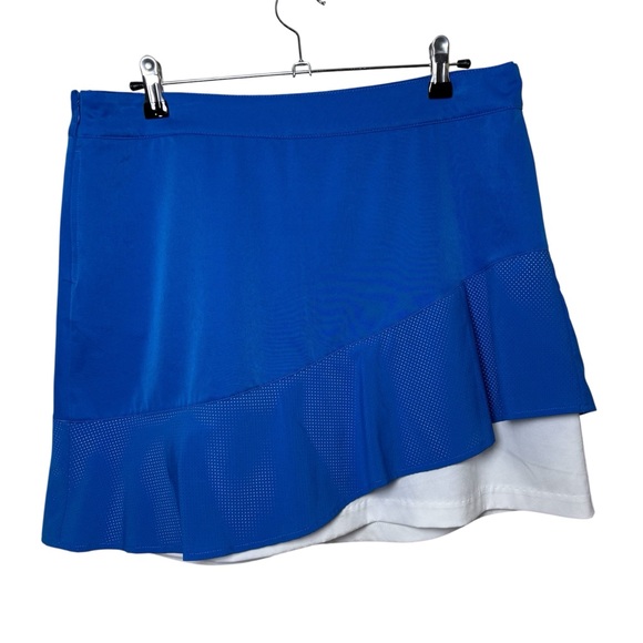 Lady Hagen Pants - Lady Hagen Golf Skort Size 10 Blue White Skirt Pickleball Tennis Pockets Preppy